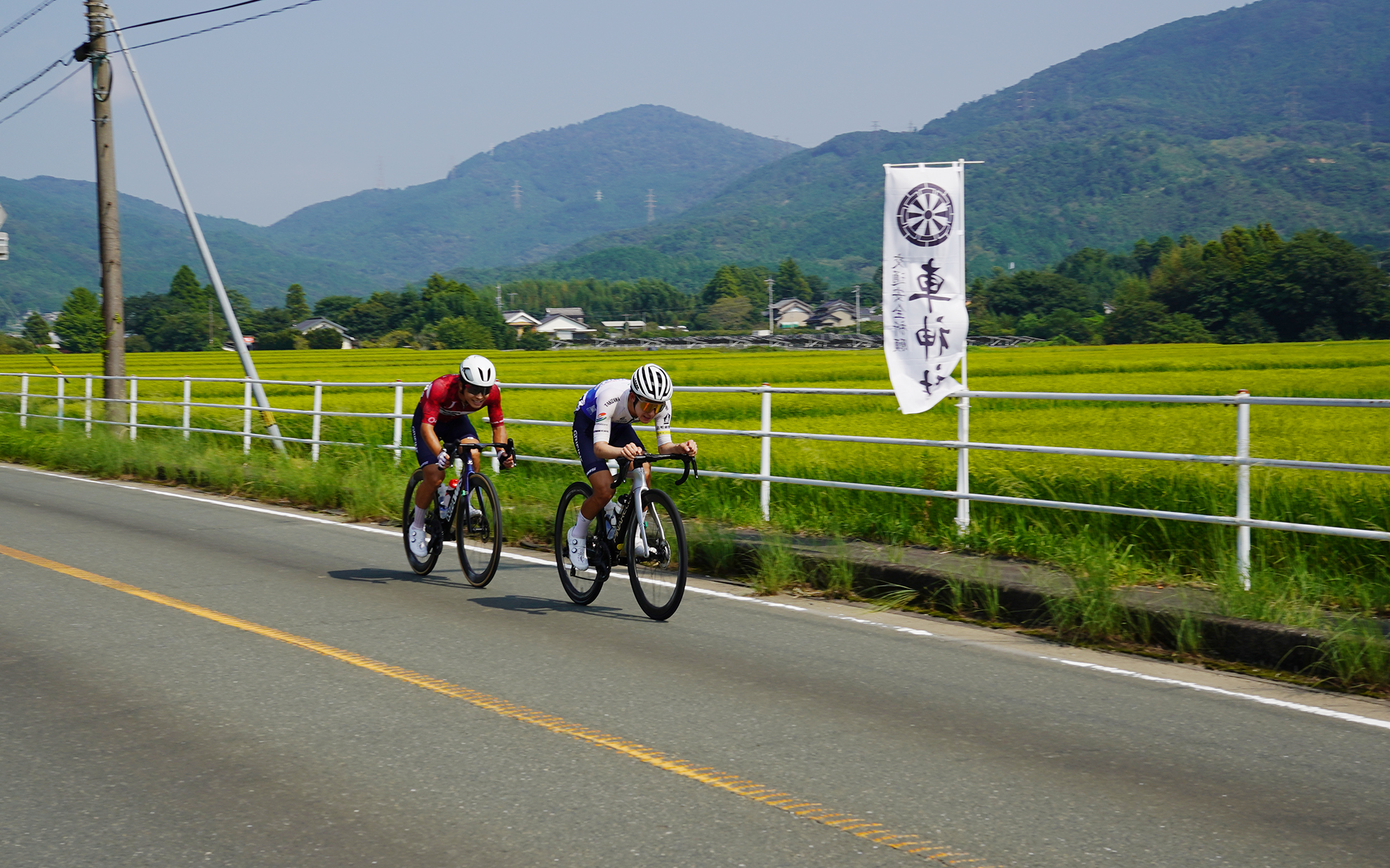 馴染みのある道でレース