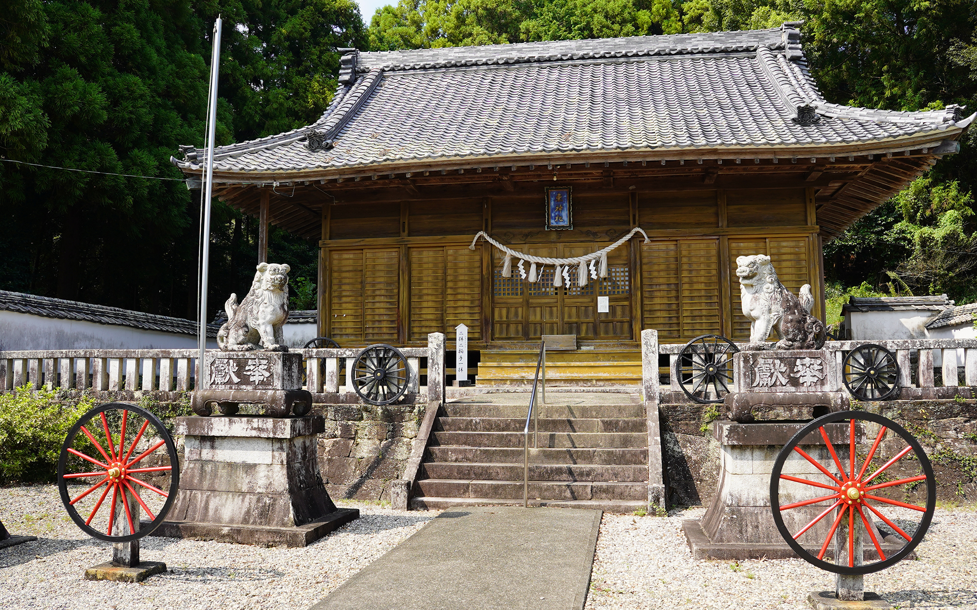 観戦したのは車神社前でした。